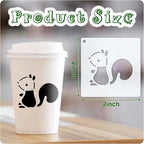 Fainne 100 Pcs 2 Inch Stencils Small Stencils - Image 2