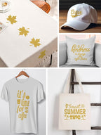 Heat Transfer Vinyl Bundle: 16 Pack 12" x 10" YUITCE Gold Heat Transfer Vinyl - Image 2