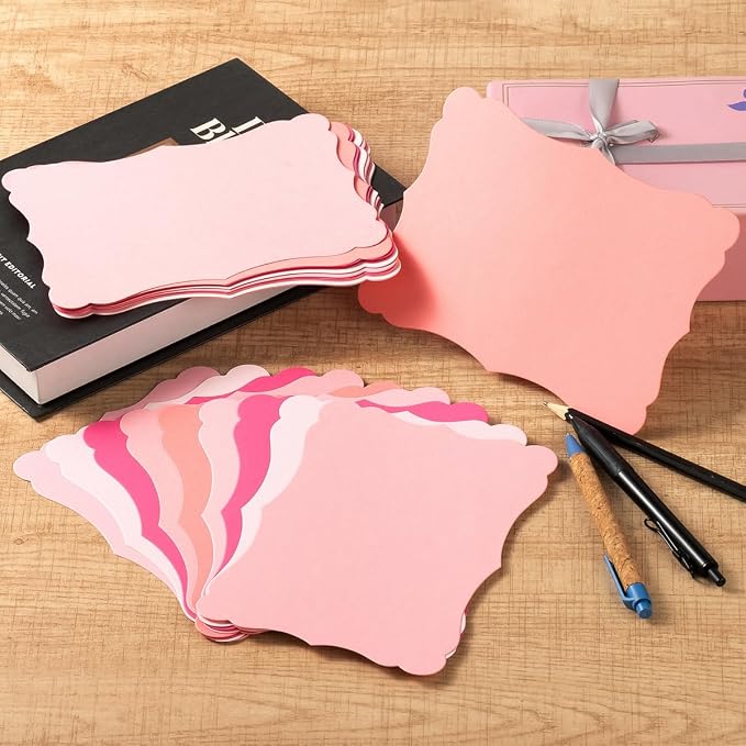 50 Pack Blank Kraft Greeting Cards, 5 Colors, 4x6IN | Thick Cardstock Paper - Image 7