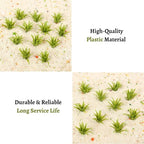 Yetaha 50pcs Green Shrubs Bush Model, Aritificial Plants, Railway Wargame Park - Image 7