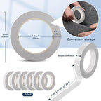 6 Rolls Double Sided Tape for Crafts, Strong Double-Sided Tape, Artist Tape - Image 2