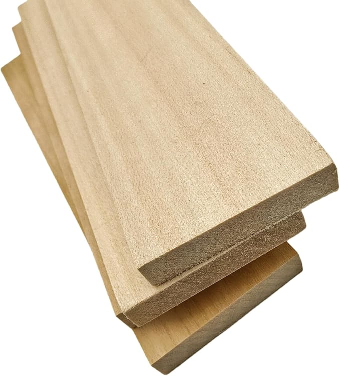 4PCS Unfinished Basswood Blocks - Image 5