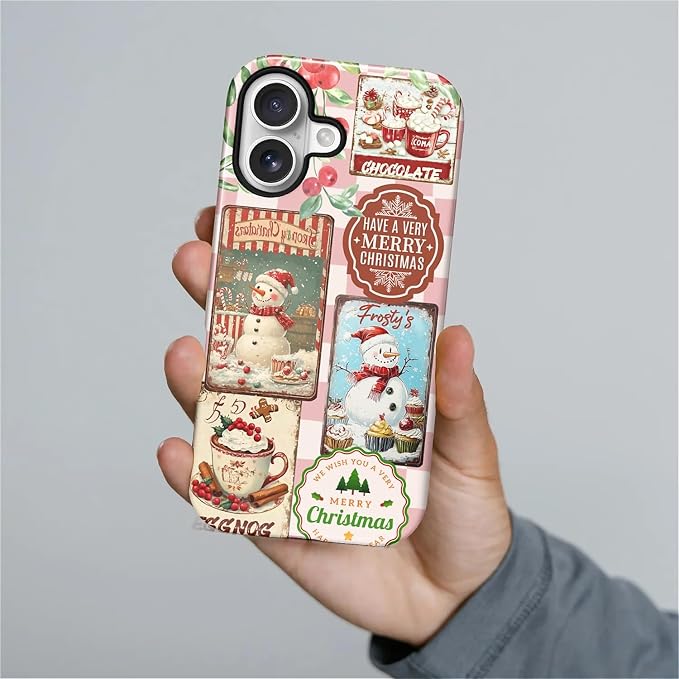 Case for iPhone 17, Scratch Resistant Hybrid Double Layer Hard Shell，Vintage - Image 5