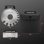 YESWELDER Round Dual Sided Metal Sheet Gage & Metal Sheet Thickness Gauge 2pk - Image 7