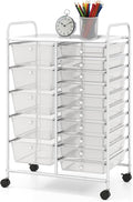 BECOMFORT 15-Drawer Rolling Cart by BECOMFORT