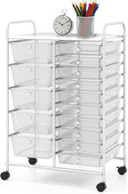 BECOMFORT 15-Drawer Rolling Cart by BECOMFORT