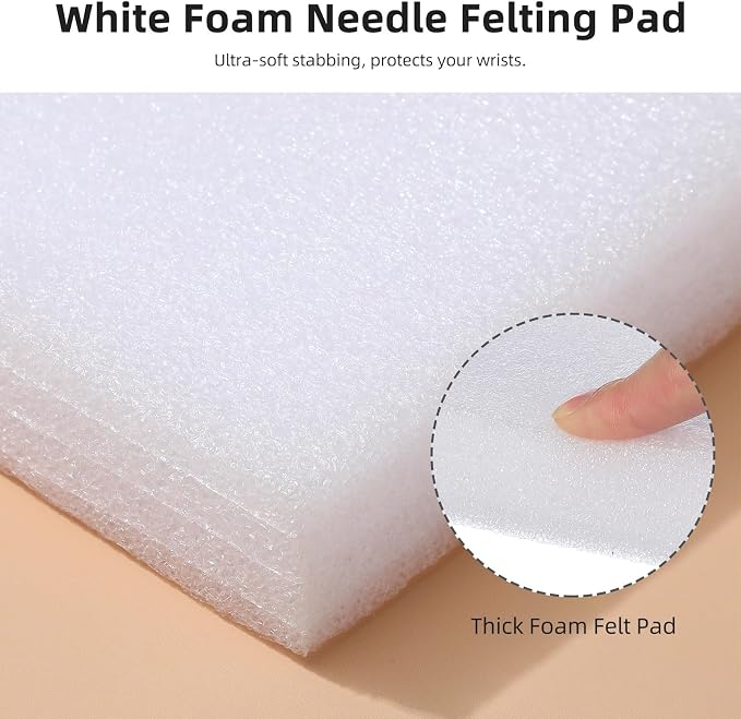 6Pcs Needle Felting Pads Pad Wool Felting Pin Cushion Flat Panel Felt Working - Image 3