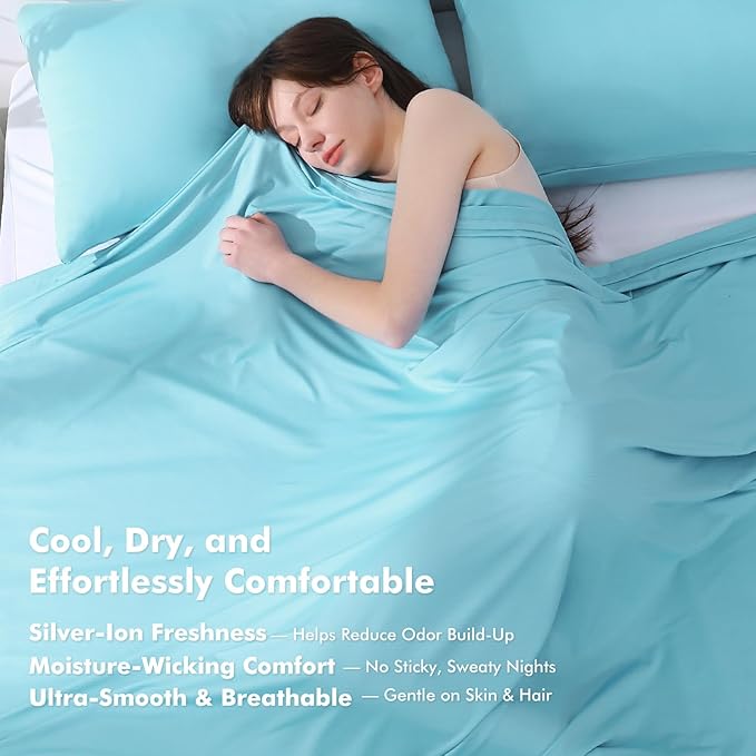 Elegear Cooling Blankets for Hot Sleeper Twin, Arc-Chill 3.0 Cool Fiber - Image 4