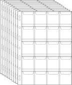 200 Pocket Coin Binder Pages 1.77" Collection Album Holder 10 Pcs | OSOPOLA by OSOPOLA