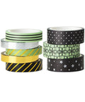 Mr. Pen- Washi Tape Set, 8 Rolls, 5 Yards/Roll | Gold Foil Decorative Tape by MrPen