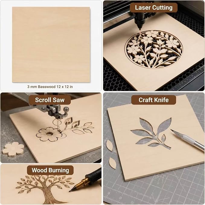 3mm Basswood Sheets 1/8 Inch - Image 6