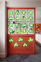 40PCS St. Patricks Day Crafts Bulk: Paper Shamrock Suncatchers, Saint Patrick's - Image 7