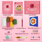 SGIBYN Granny Squares Crochet Kit - Image 3