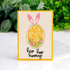 3D Embossing Folder Bunny Rabbits Easter Plastic Embossing Texture Fades - Image 4