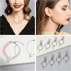 LEOBRO Letter Charms, Bracelet Necklace Charm & Jump Rings, Jewelry Making - Image 7