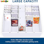 5 Row Trading Card Storage Box, 2 Pack Cardboard Storage Box - Image 5