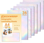 TECKWRAP Holographic Sticker Paper Laminating Sheets by TECKWRAP