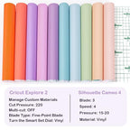 TECKWRAP 001 Matte Permanent Vinyl 12" x 12" 21 Colors - Image 3