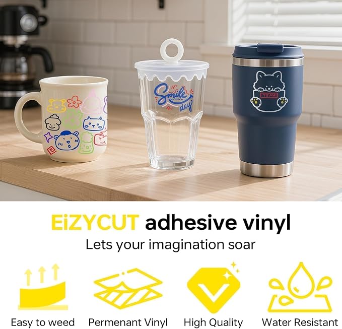 Permanent Adhesive Vinyl Roll - Image 2