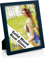 RPJC 11x14 inch Picture Frame Made of Solid Wood and High Definition Glass by RPJC