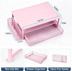Spacrea Desk Organizer and Accessories, Computer Monitor Stand Riser - Image 5