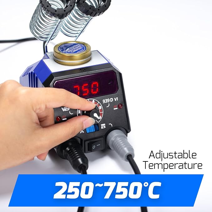 WEP 939D-VI Dual Pen Wood Burning Kit 250-750℃/482-1382℉ A/B Toggle Wood - Image 4