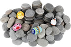 Simetufy 100Pcs 2"-3" River Rocks by Simetufy