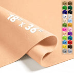 Peach 18" X 36" Felt Fabric Sheet by Luceinvita