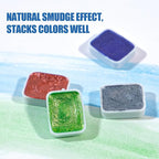 CraftyManor Mini Forestry Shifting Watercolor Painting Set, 20 Color Shifting - Image 5