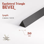 The Foamory's Instant Edge EVA Foam Pre Cut Equilateral Triangle Bevel. 5-30mm - Image 2