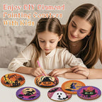 EWJRNSF 6 PCS 5D Diamond Painting Coasters Kits - Image 8