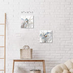 Abstract Picture Bird Wall Art: Animal Birds on Reed Watercolor Artwork Prints - Image 2
