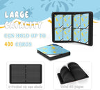 Trading Card Binder 4 Pocket, Card Binder 400 Pockels Card Book Holder Cards - Image 4