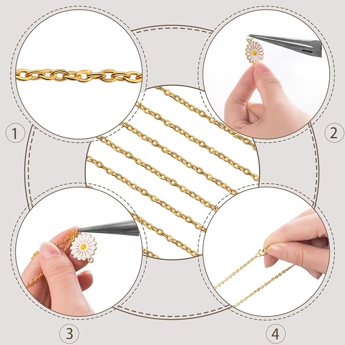 Lemonkey 24 Pack Necklace Chains Bulk - Image 3