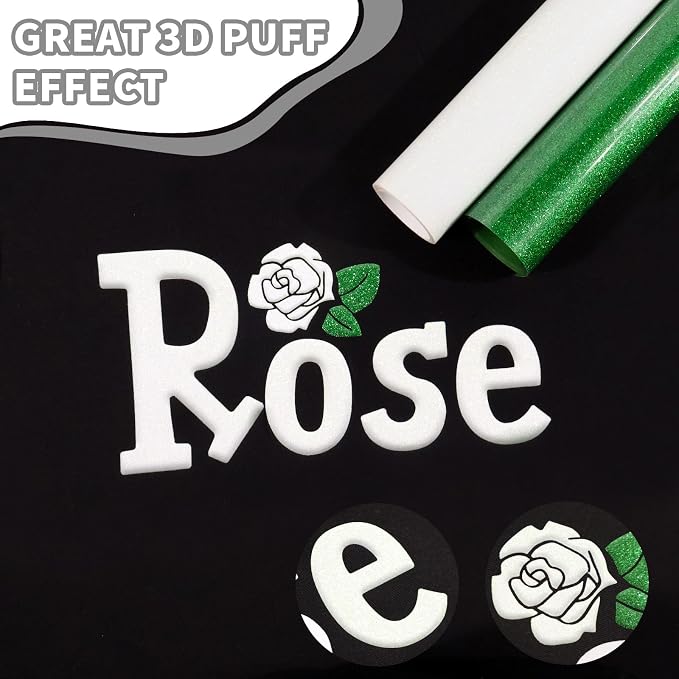 Glitter Puff Vinyl Heat Transfer - Image 3