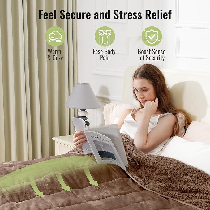 Uttermara Weighted Blankets for Adults Queen Size, 20lbs 60x80 inches Blanket - Image 4