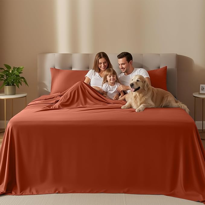 Utopia Bedding California King Size Sheet Set – 4 Piece Bed Sheets, Soft and - Image 2