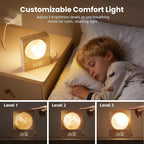 RETEYUNG Sunrise Alarm Clocks for Heavy Sleepers, Rotatable Moon Light - Image 6