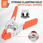 HORUSDY 4-Piece 8" inch Spring Clamp, Heavy Duty Spring Metal Spring Clamps - Image 3