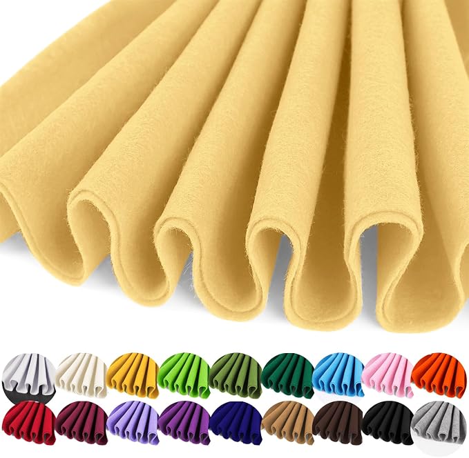 IONTACH 36" X 36" Soft Felt Fabric 1.6mm Thick | Felt Sheets by IONTACH