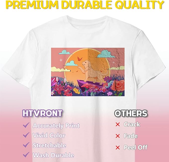 HTVRONT Printable Heat Transfer Vinyl - Image 5