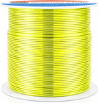 Mandala Crafts 20 Gauge Yellow Green Anodized Aluminum Craft Wire, 100 FT | - Image 2