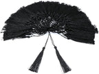 VAPKER 100 Black Silky Tassels 13cm/5-Inch by VAPKER