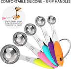 TILUCK Nesting Measuring Cups and Spoons Set, Stainless Steel - Image 4