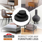 Felt Furniture Pads 235PCS X-Protector Huge Quantity of Black Furniture Pad | - Image 2
