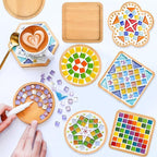 FOCCTS 6 Sets DIY Mosaic Coaster Kit - Image 6