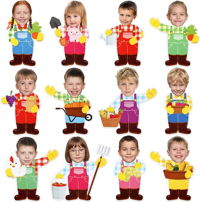 Gersoniel 72 Pcs Kid Farm Classroom Decor Farm Animal Bulletin Board Cutout | by Gersoniel