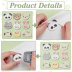 FINGERINSPIRE 36 PCS Crochet Appliques 9 Style Lovely Animals Sew On Patch - Image 3
