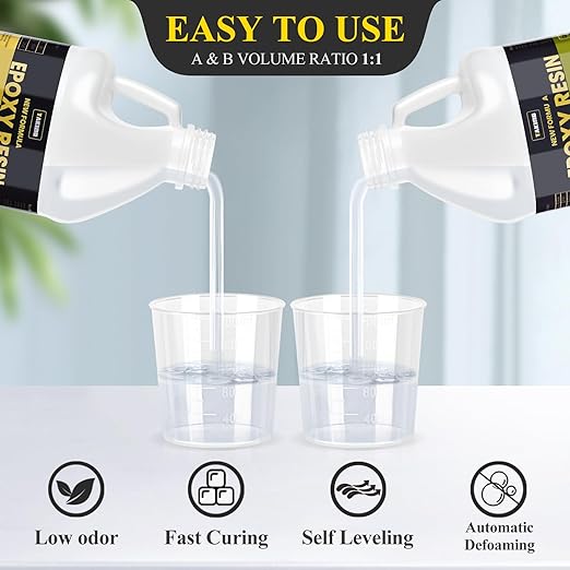TAKIMO 1 Gallon 3× UV Resistant Epoxy Resin Kit - Image 2