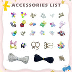 PHODDR 500+ Piece DIY Keychain Making Kit - Image 2
